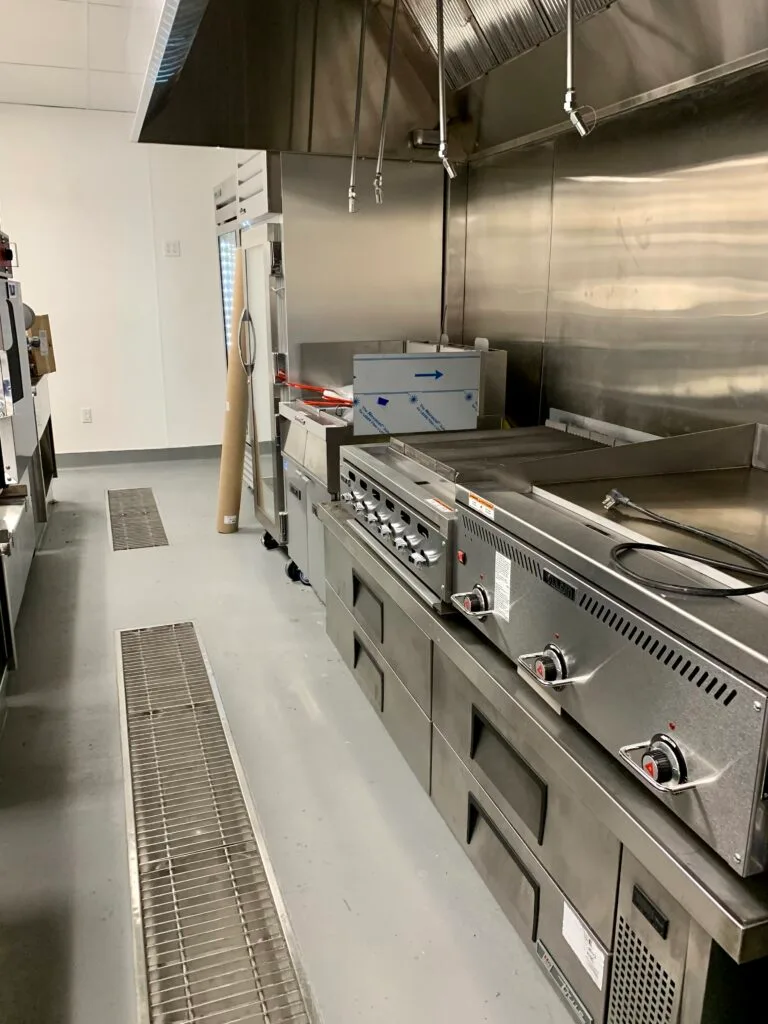 Custom commercial kitchen restaurant design and layout at Emerald Queen Casino by Dick's Restaurant Supply