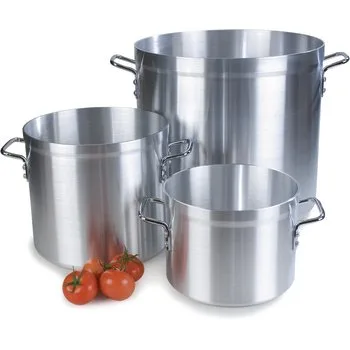 Kitchen supplies, stock pots, and pans for commercial kitchens and restaurants at Dick's Restaurant Supply in Seattle Bellevue and Mount Vernon