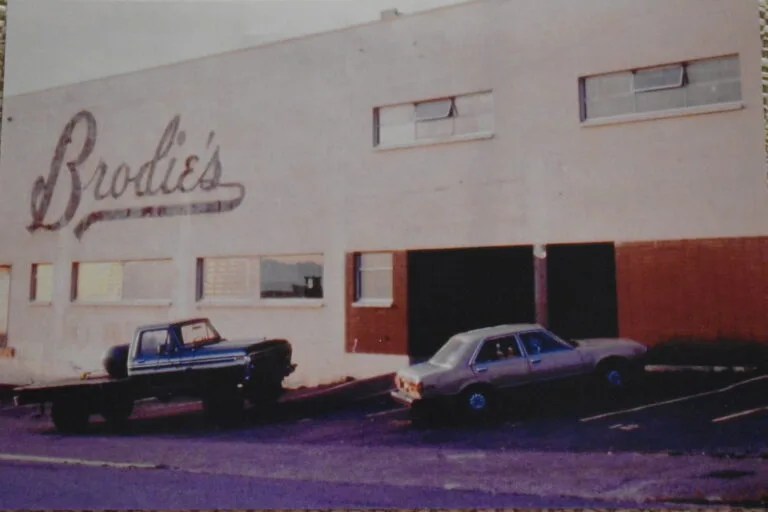 Original Dick's Restaurant Supply building called Brodie's