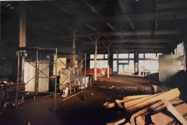Original Dick's Restaurant Supply building under construction