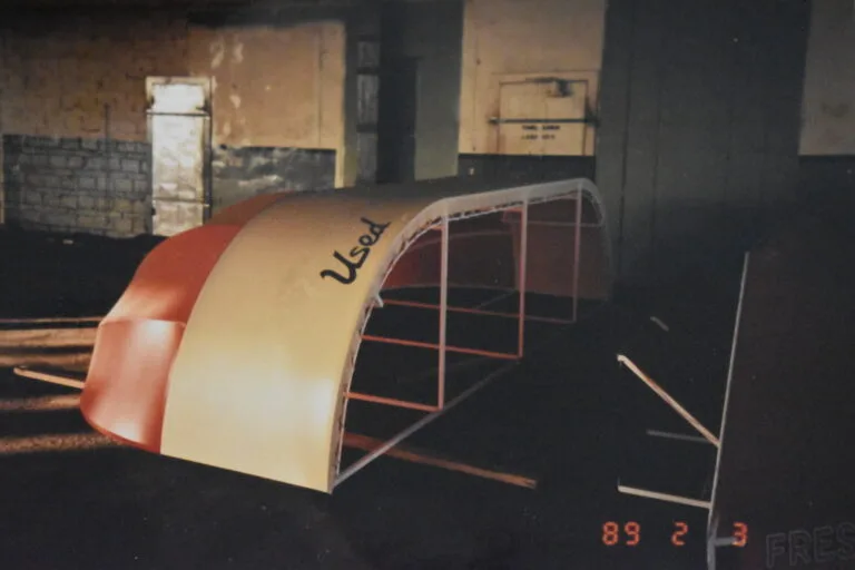 The first awning sign for Dick's Restaurant Supply