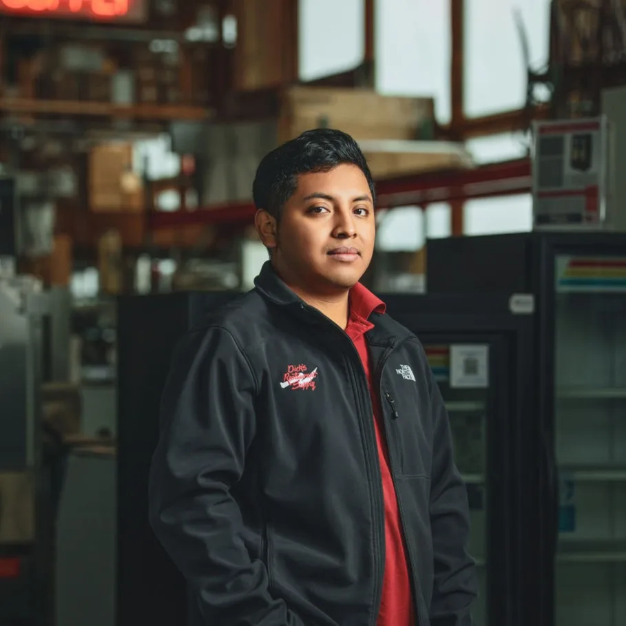 Dick's Restaurant Supply Seattle Warehouse Associate Edinson Cipriano headshot
