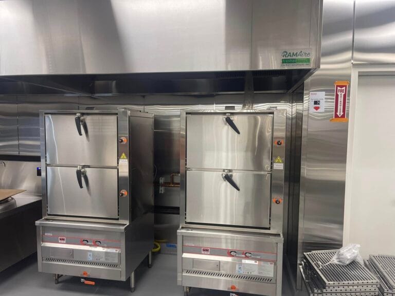 Commercial kitchen built by Dick's Restaurant Supply