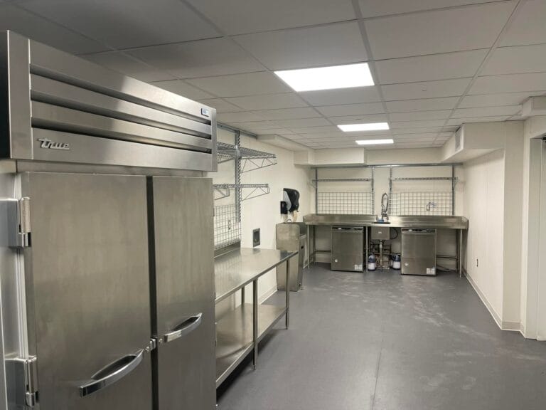 Rocky Pond Winery commercial kitchen inside done by Dick's Restaurant Supply